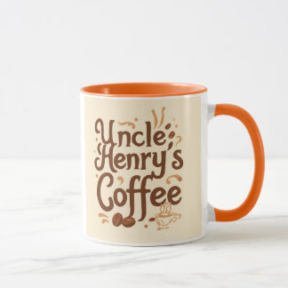 "Onkel Henry's Coffee: Cosy Vintage Tasse Design"