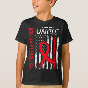 Onkel-Herzkrankheit-Bewusstseinsmonats-Produkte Am T-Shirt