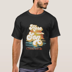 Onkel Hier kommt die Son Baby Dusche Familie Match T-Shirt