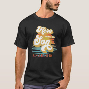 Onkel Hier kommt die Son Baby Dusche Familie Match T-Shirt