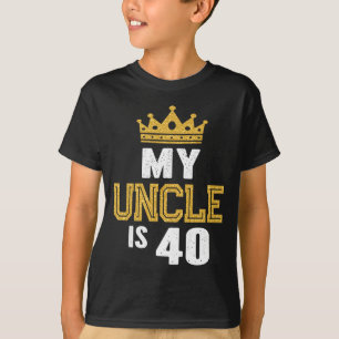 Onkel ist 40 Jahre alt Onkels 40. Geburtstag Idee T-Shirt