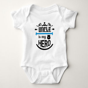 Onkel ist mein Held Baby-Body Baby Strampler