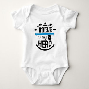 Onkel ist mein Held Baby Bodysuit Baby Strampler