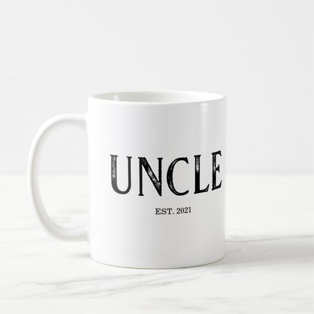 Onkel Jahr festgelegt Kaffeetasse (Links)