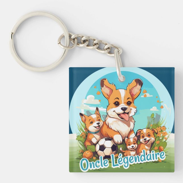 Onkel Legendär Schlüsselanhänger (Vorderseite)