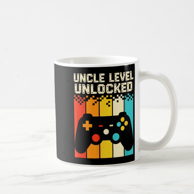 Onkel-Level freigeschaltet Kinder-Gamer-Controller Kaffeetasse (Rechts)