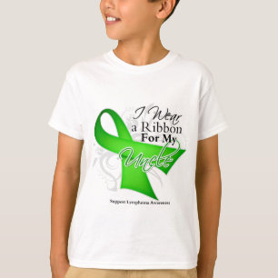 Onkel Lime Green Ribbon - Lymphom T-Shirt