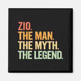 Onkel-Mann-Mythos-Legende Retro-Kunstwerk Magnet