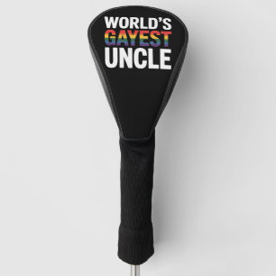 Onkel mit dem schwulsten LGBTQ-Stolz Regenbogen-Ve Golf Headcover