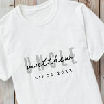 Onkel Modern Elegant Simple Vatertag T-Shirt<br><div class="desc">Dieses einfache und moderne Design besteht aus san-Serifentypografie.</div>