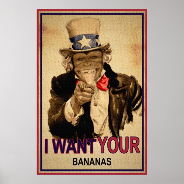 Onkel Monkey Poster (Vorne)