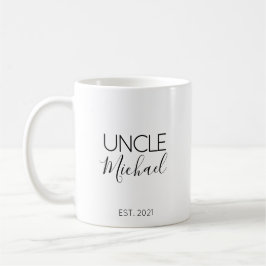 Onkel Name Schwangerschaft Ankündigung Geschenk Ka Kaffeetasse