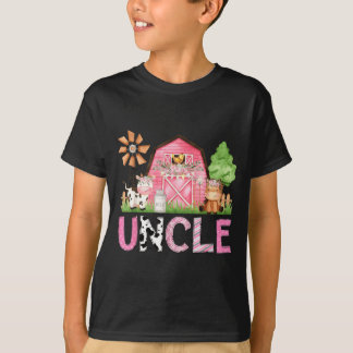 Onkel Pink Farm Tier Geburtstag Kinder passend T-Shirt