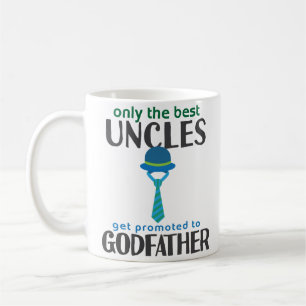 Onkel Promoted To Godfather Hero Tassen-Vatertag Kaffeetasse