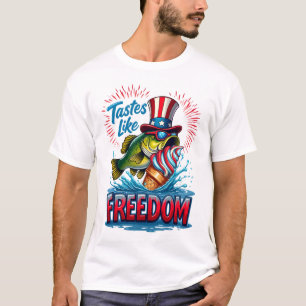 Onkel Sam Bass schmeckt wie Freiheit T-Shirt