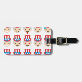 Onkel sam Emoji Gepäckanhänger