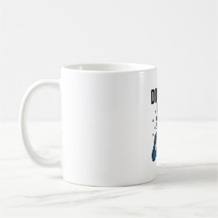 Onkel Sam lustiges patriotisches Bier-Vektordesign Kaffeetasse