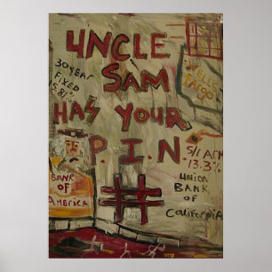 ONKEL SAM PIN NUMMER POSTER