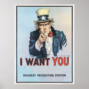 Onkel-Sam-Plakat Poster
