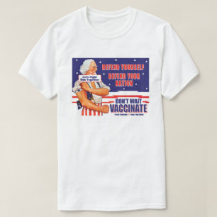 Onkel Sam Retro Impfung Fügen Sie Ihren Eigene Slo T-Shirt