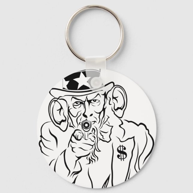 Onkel Sam Schlüsselanhänger (Vorderseite)