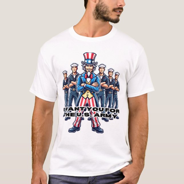 "Onkel Sams Army Call" T-Shirt (Vorderseite)