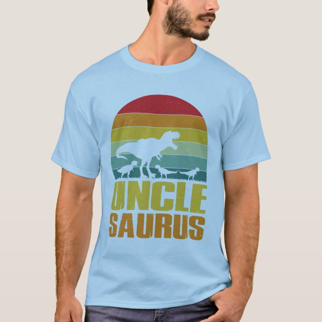 Onkel Saurus Dinosaurier T-Shirt (Vorderseite)