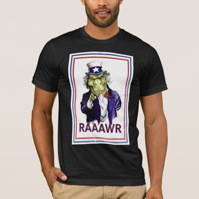 Onkel-Saurus Rex T-Shirt (Vorderseite)