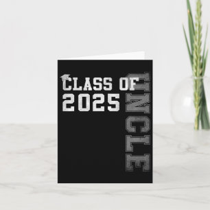 Onkel Senior 2025 Stolz Onkel einer Abschlussklass Karte