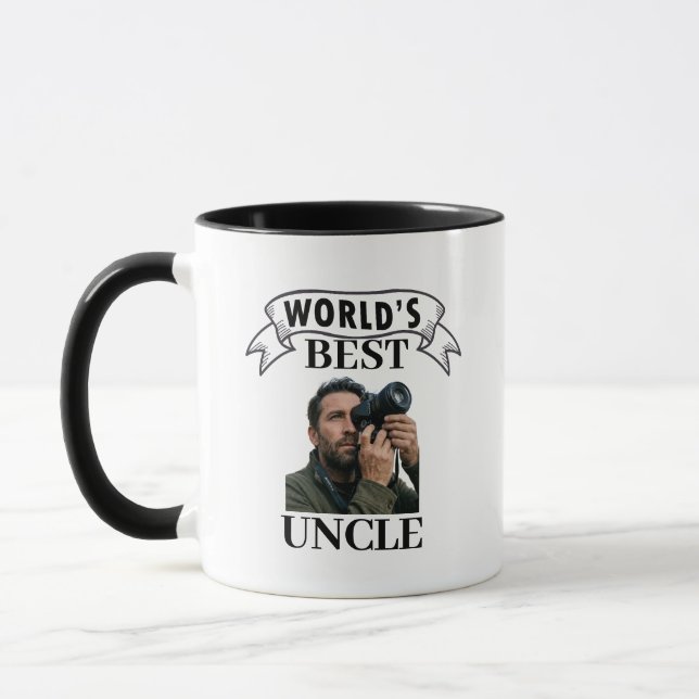 Onkel Tasse - Weltbester Onkel Personalisiertes Fo (Links)