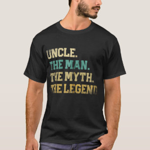 Onkel The Man Myth Legend Vatertag Vater Bester T-Shirt