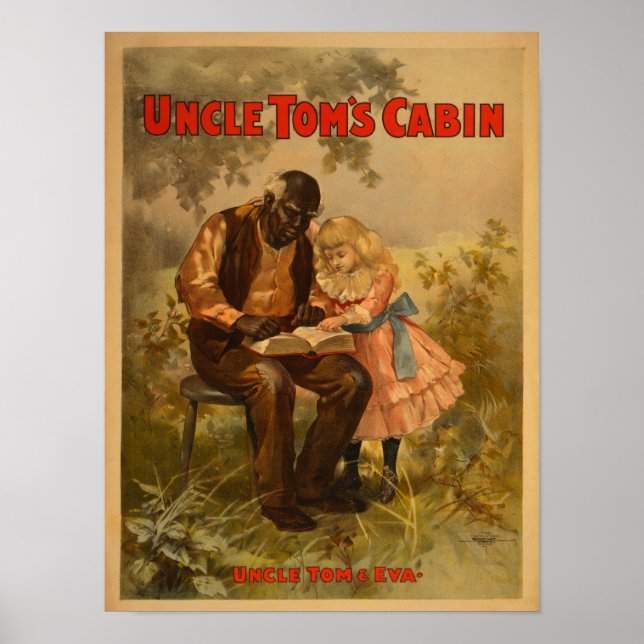 Onkel Tom's Cabin Black Man & Girl Theater Poster (Vorne)