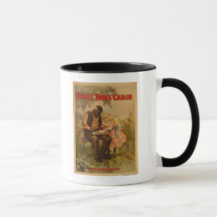 Onkel Toms Hütte Schwarzer Mann & Mädchen Theater Tasse