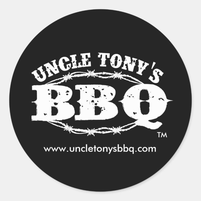 Onkel Tony's GRILLEN, Stickers (Vorderseite)