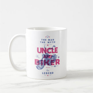 Onkel und biker der Mann der Mythos der Legende Kaffeetasse