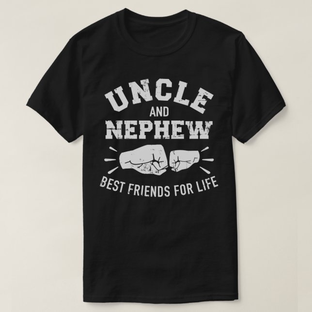 Onkel und Neffe Freunde des Lebens T-Shirt (Design vorne)