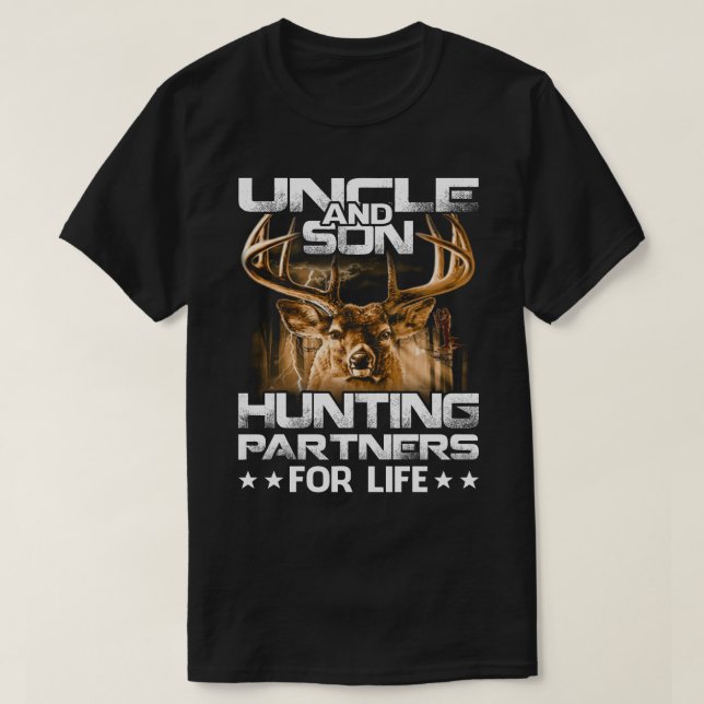 Onkel und Sohn Jäger Partner für Life T - Shirt Gi (Design vorne)