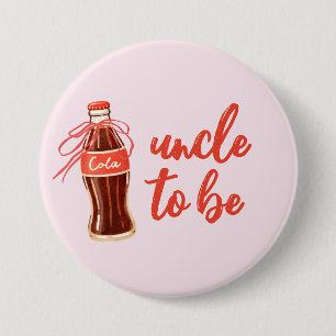 Onkel-werdend Flasche Vintage Cola Retro-Limonade Button