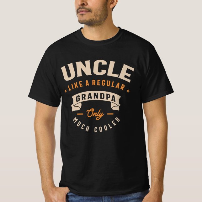 Onkel wie ein normaler Opa nur viel Cooler T-Shirt (Vorderseite)
