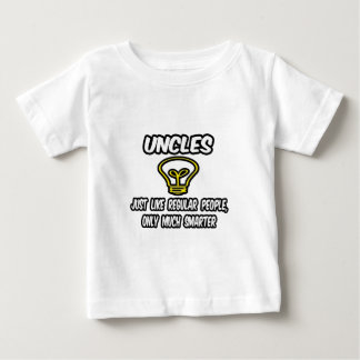 Onkel... wie normale Leute, nur schlauer Baby T-shirt