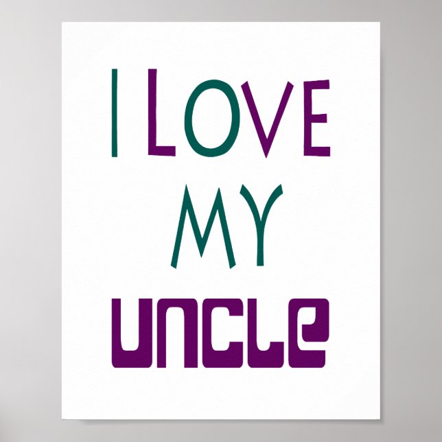 Onkelposter (Standard-Bilderrahengröße) Poster (Vorne)