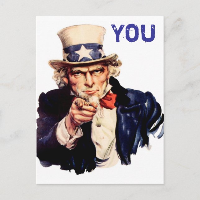 Onkelsam,Vintag Postkarte (Vorderseite)