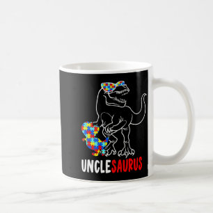Onkelsaurus T Rex Dinosaur Autismus-Bewusstsein On Kaffeetasse