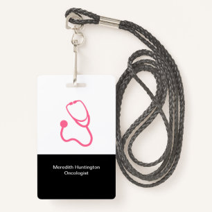 Onkologe Medical Cancer Docer Office Name ID Ausweis