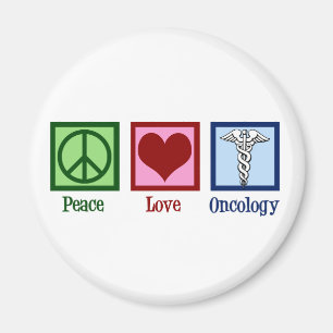 Onkologe Peace Liebe Oncology Office Magnet