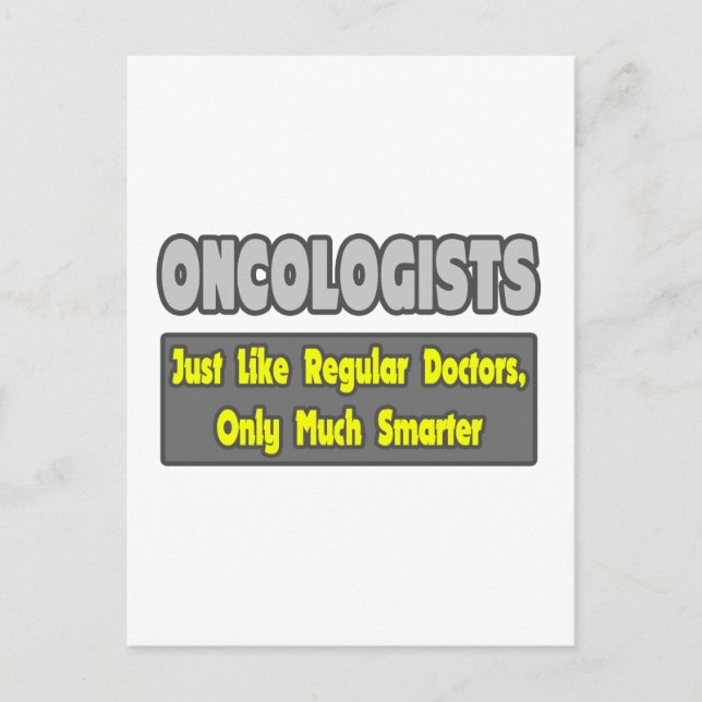 Onkologen... Smarter Postkarte (Vorderseite)