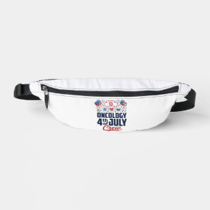 Onkologie 4. Juli Crew Medizinisches Patriotisches Bauchtasche