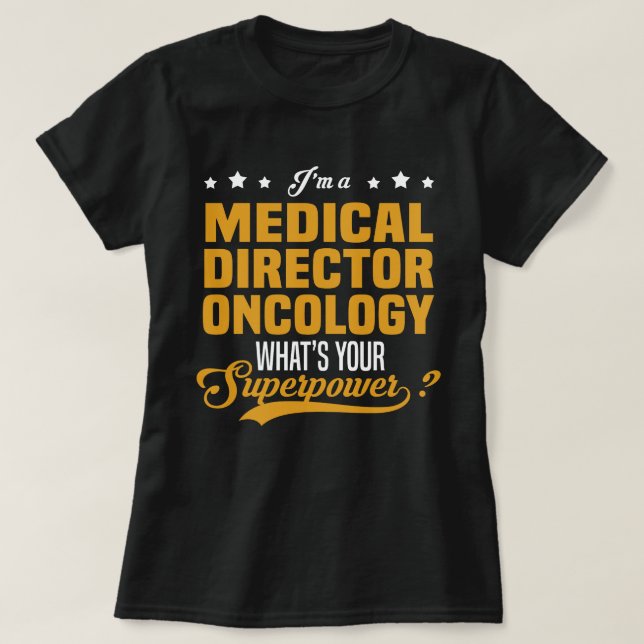 Onkologie-Direktor T-Shirt (Design vorne)