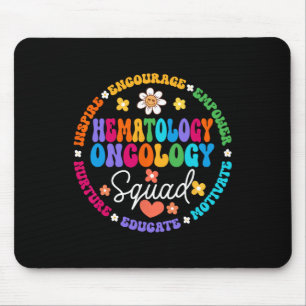 Onkologie Hämatologie Krankenschwester Squad Pädia Mousepad