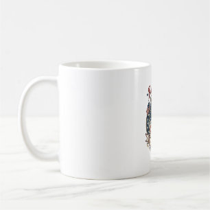 Onkologie-Krankenschwester Florales Vintage-Gravur Kaffeetasse
